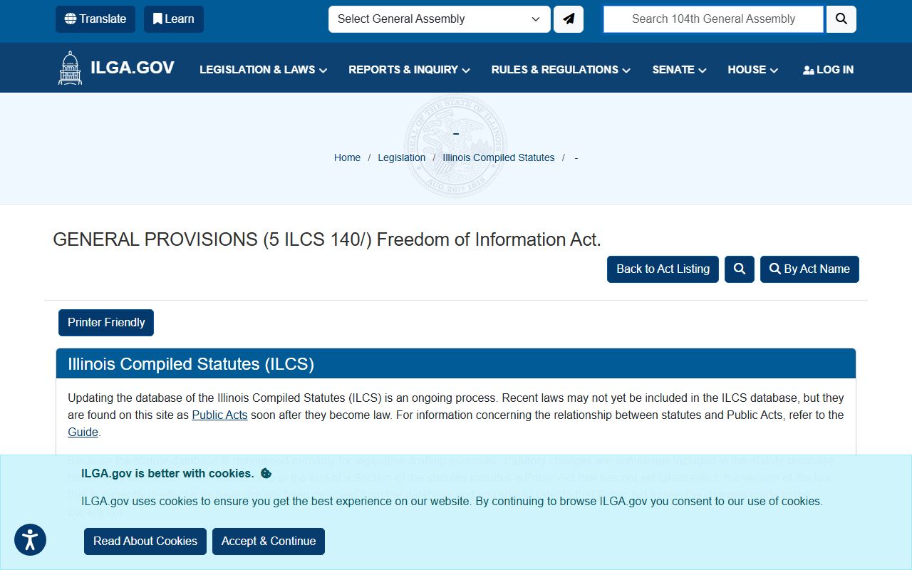 Illinois FOIA statute behind Mason County court and arrest records access